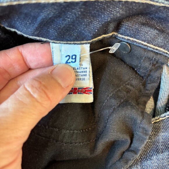 Hudson Jeans Y2K Bootcut Dark Wash Flap Pocket Size 29 Vintage - Picture 6 of 8